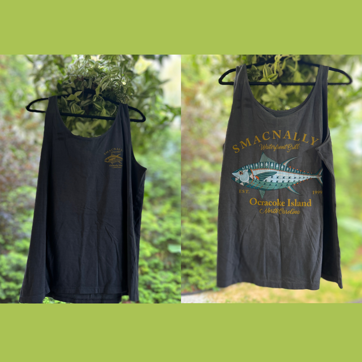 Ladies Beach Tank with Tuna Logo