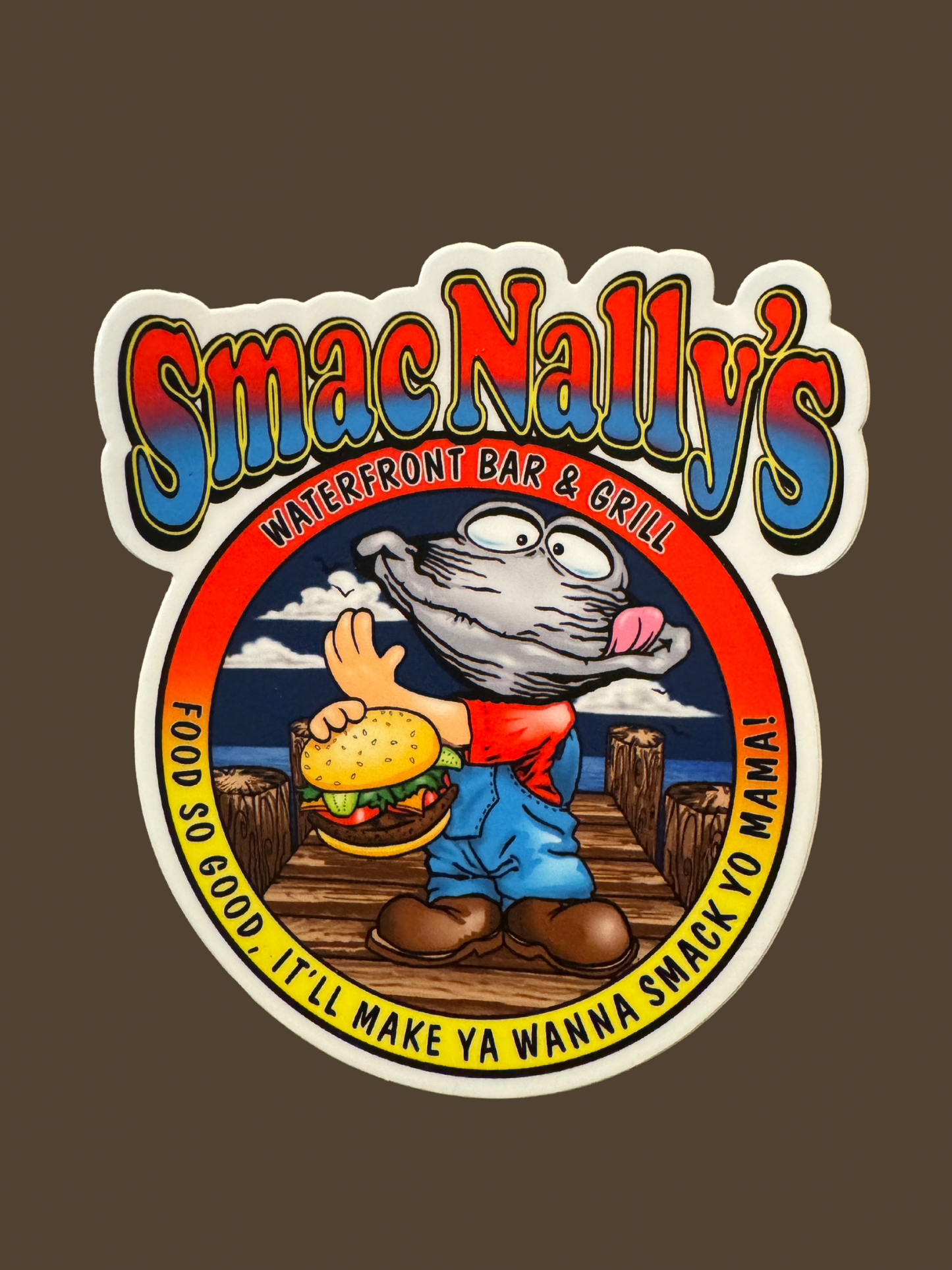Original SmacNallys logo:“Scooter” vinyl sticker