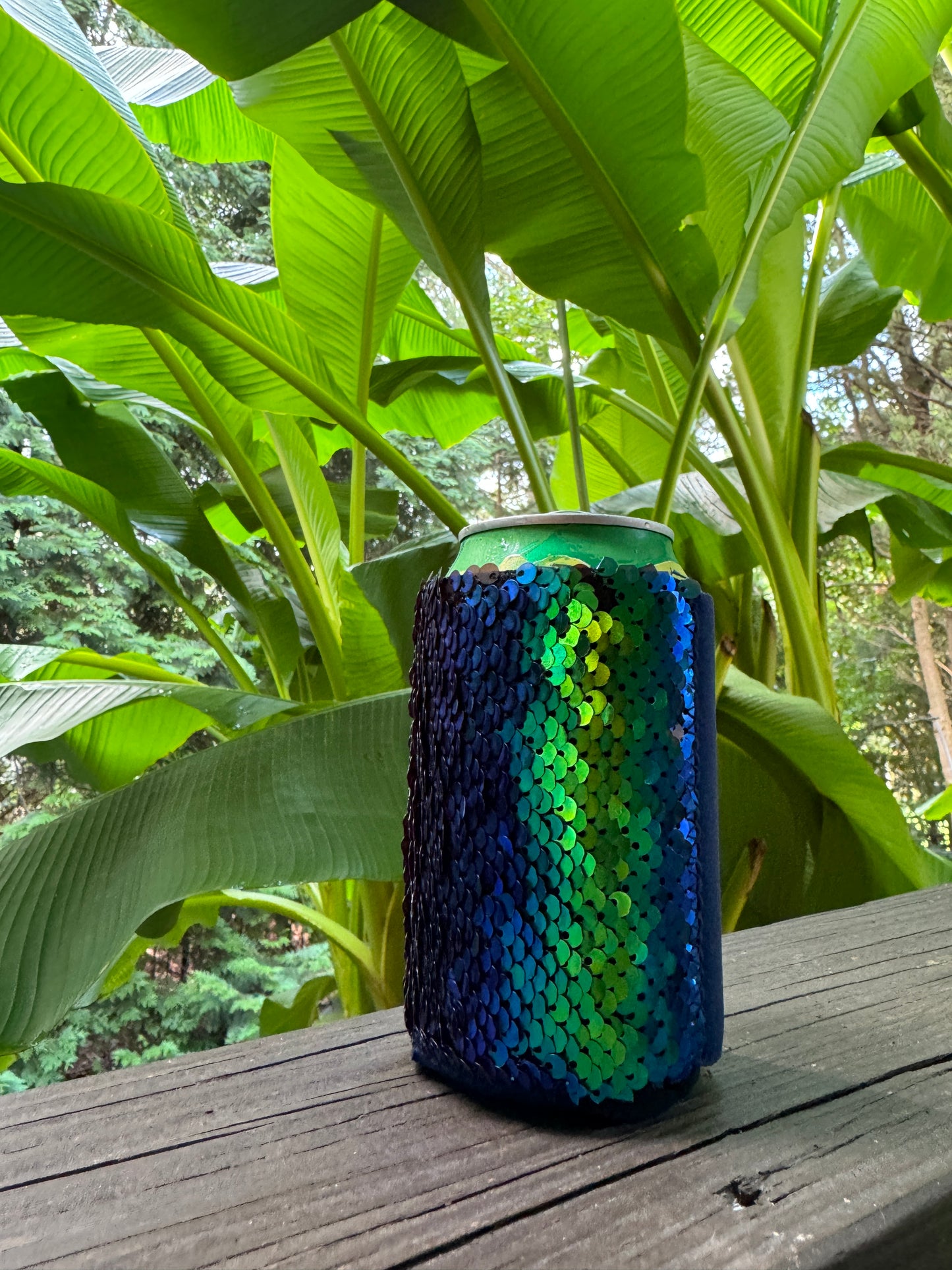 "Meet me at SmacNally's" sequin Coozie