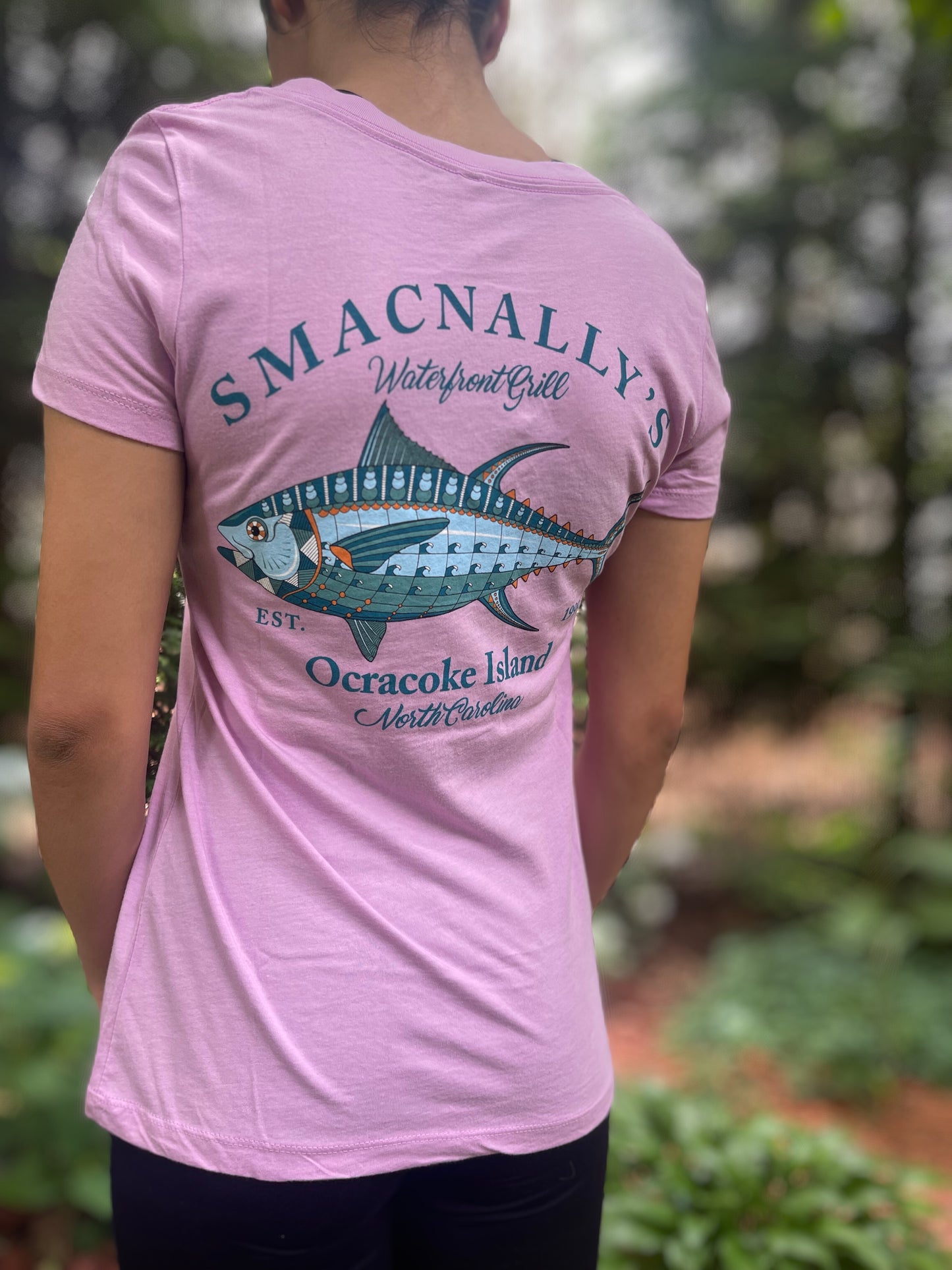 Womens Deep V-Neck T-Shirt