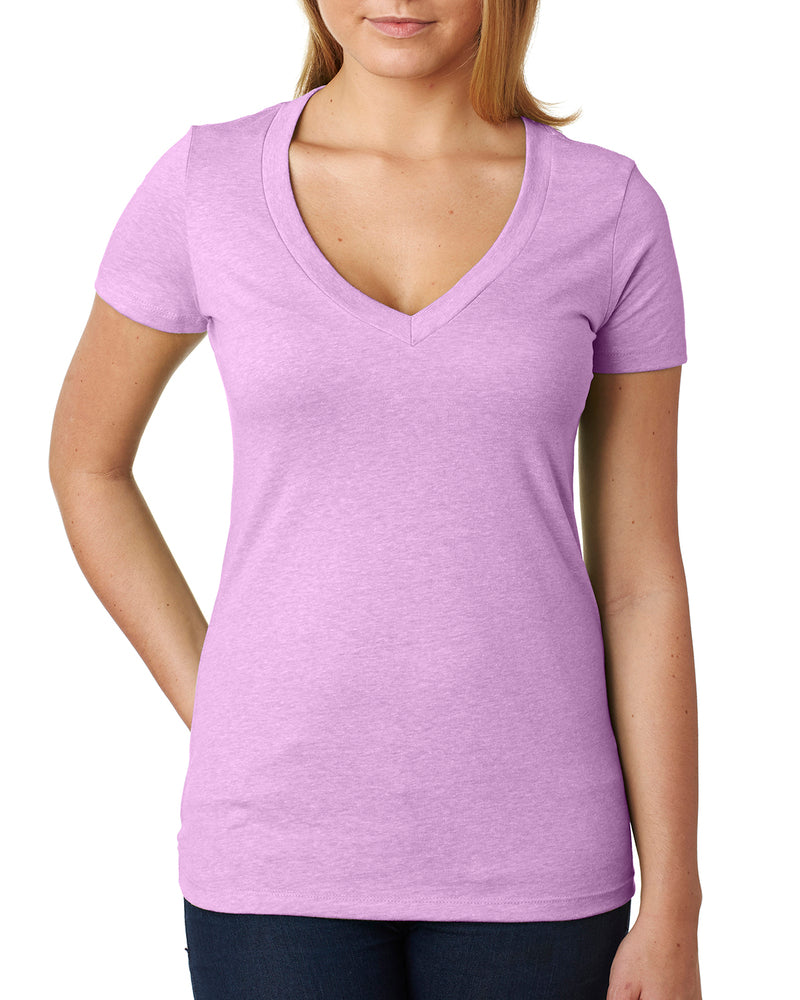 Womens Deep V-Neck T-Shirt