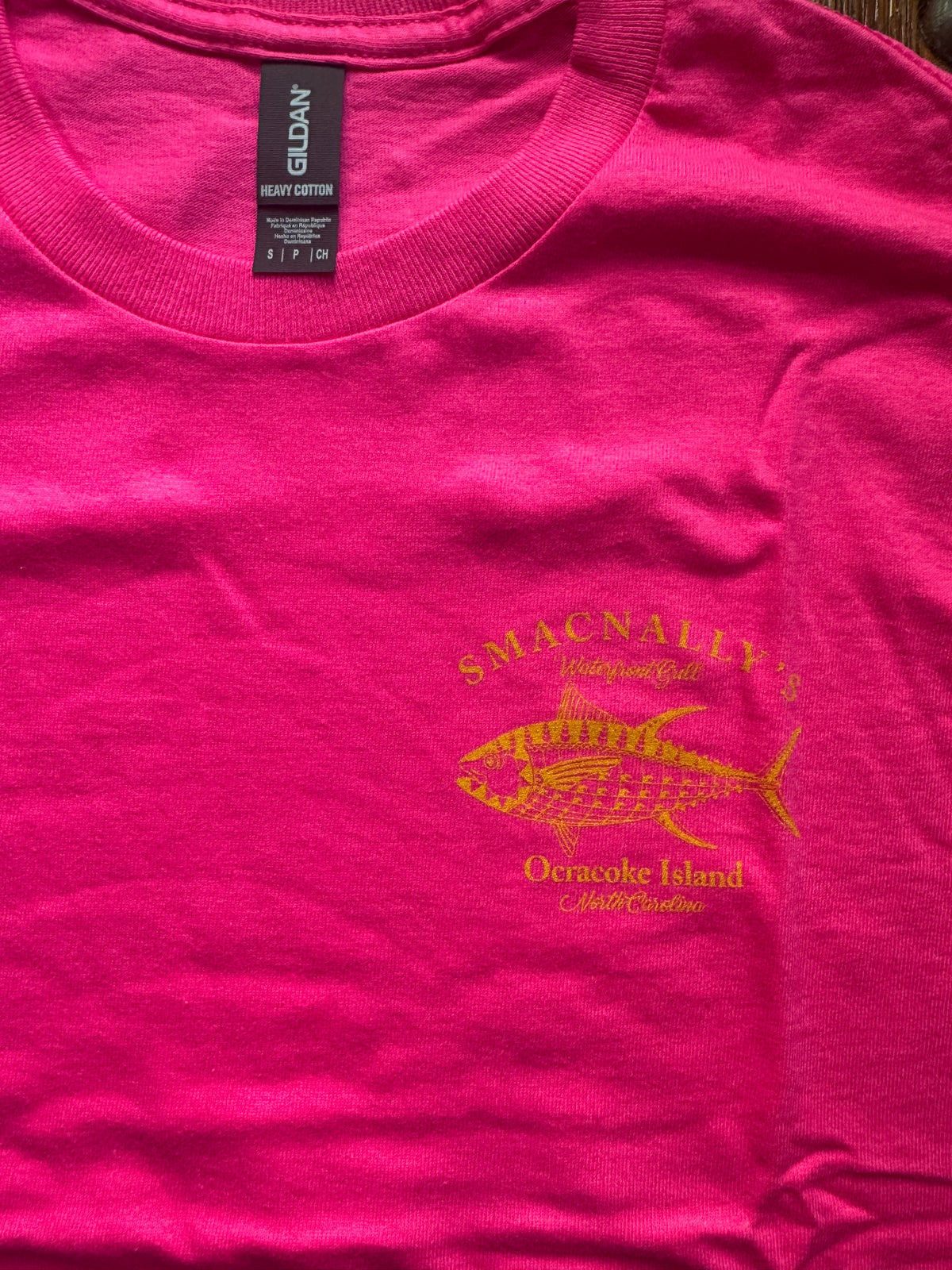 Short Sleeve Tuna Logo Cotton T- Shirt