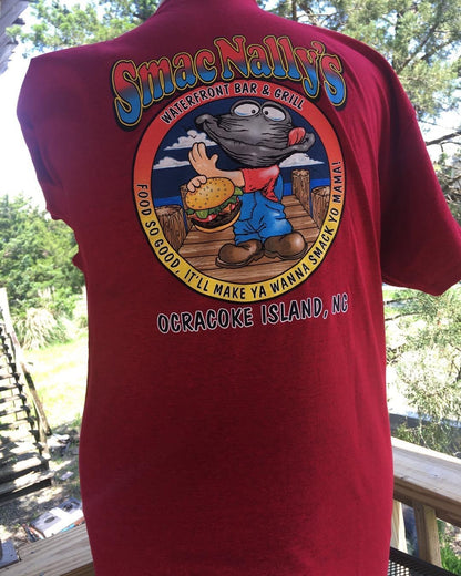 SmacNally’s Scooter Logo Heavy Cotton T-Shirt